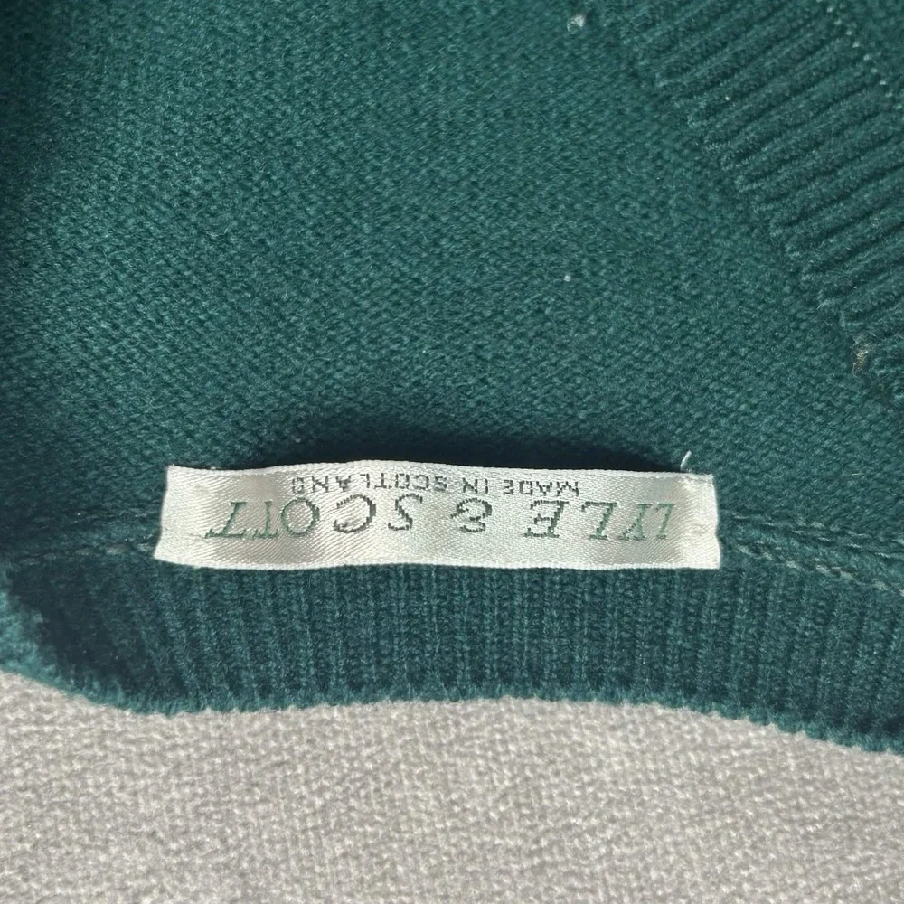 Royal Dornoch Golf Club Sweater Vest Mens M Wool Scotland Lyle & Scott
